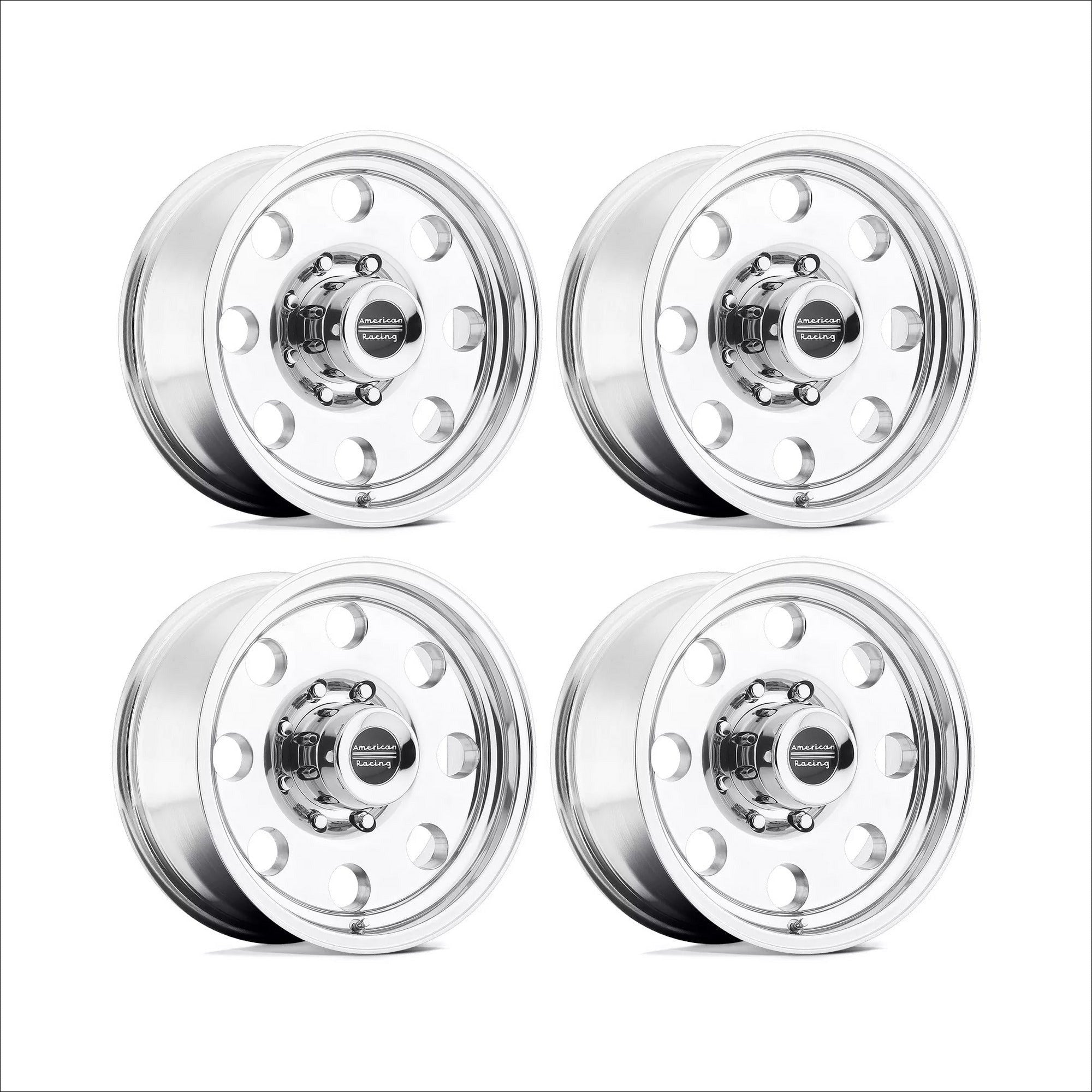 American Racing, AR-15 Polaris RZR Pro R / Turbo R Wheel Set (Polished)