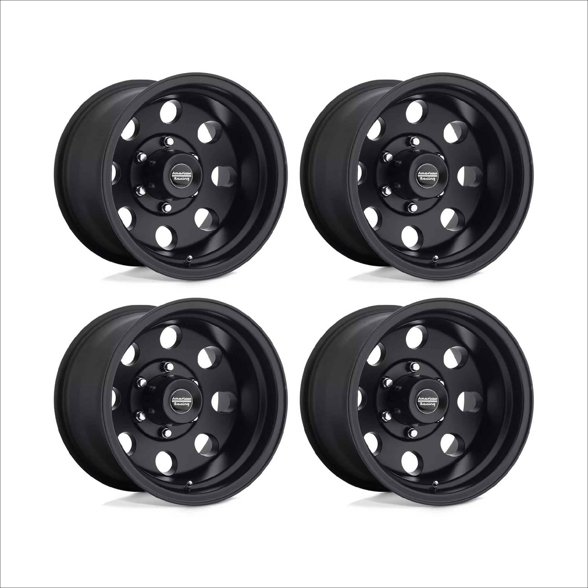 American Racing, AR-15 Polaris RZR Pro R / Turbo R Wheel Set (Satin Black)