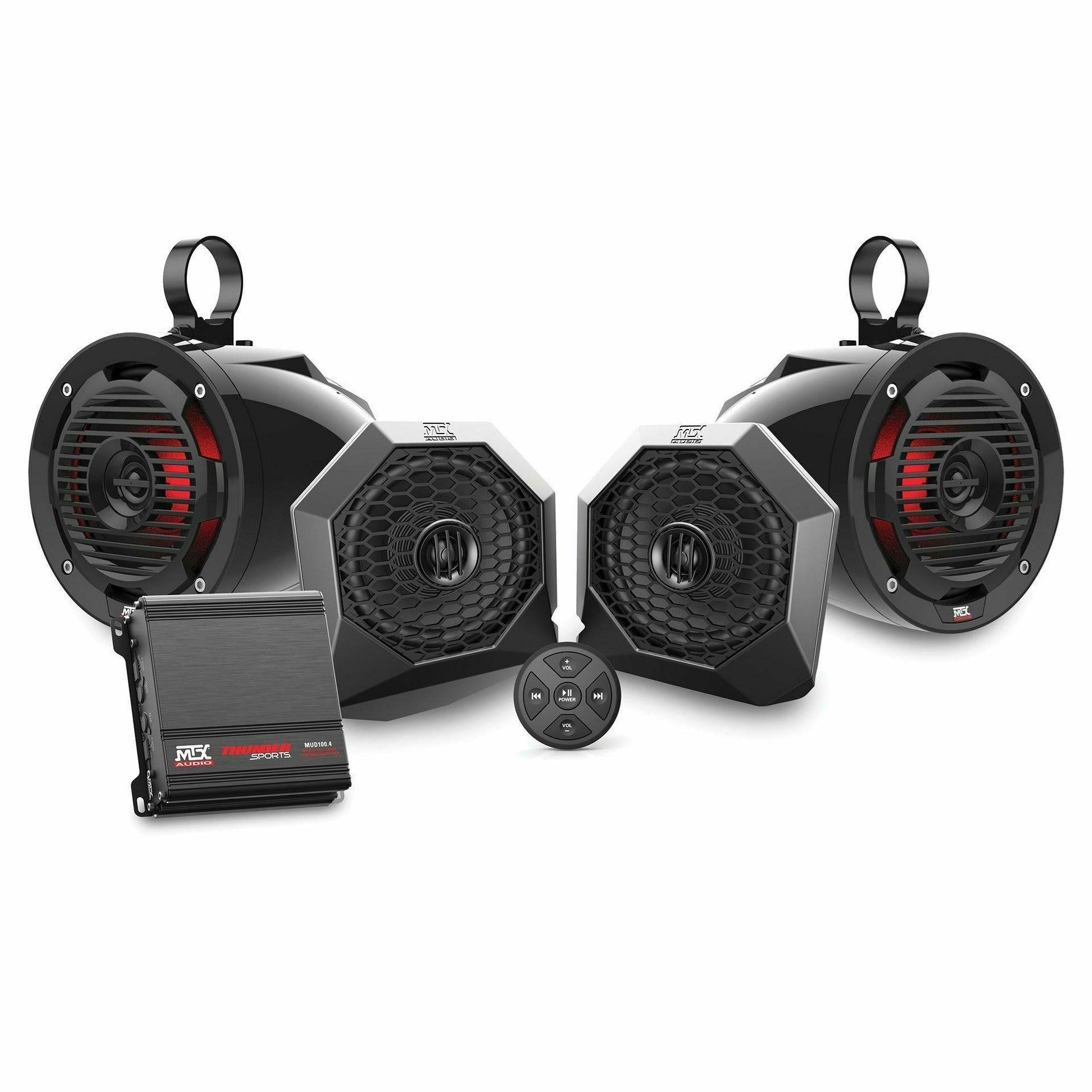 MTX Audio, Polaris RZR Bluetooth Enabled 4 Speaker Audio Kit