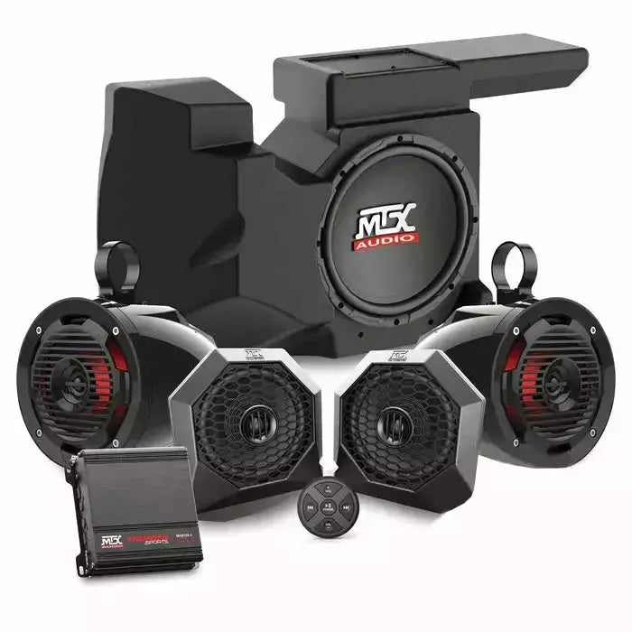 MTX Audio, Polaris RZR Bluetooth Enabled 5 Speaker Audio Kit