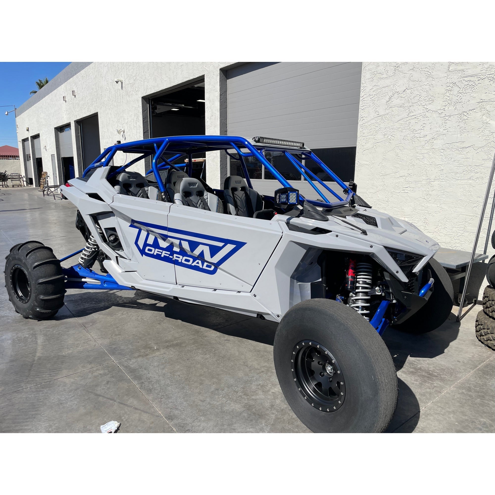 TMW Off-Road, Polaris RZR Pro R 4 Raw Roll Cage with Roof