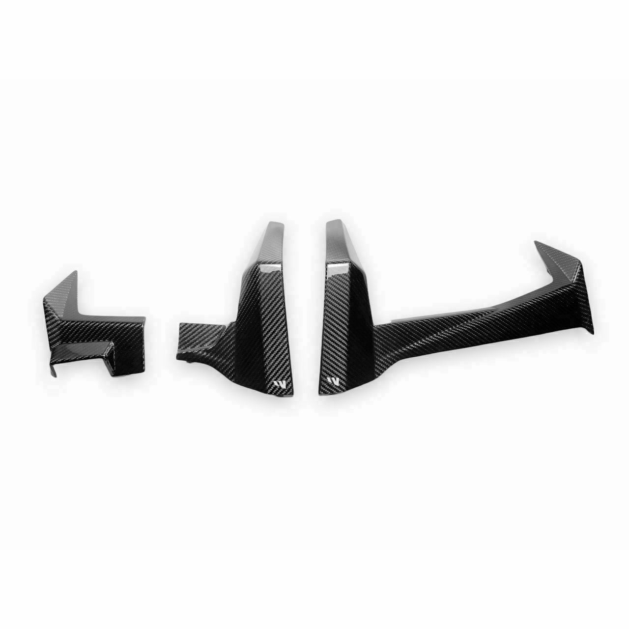 FourWerx, Polaris RZR Pro / Turbo R Carbon Fiber Dash Trim Kit (3-Piece)