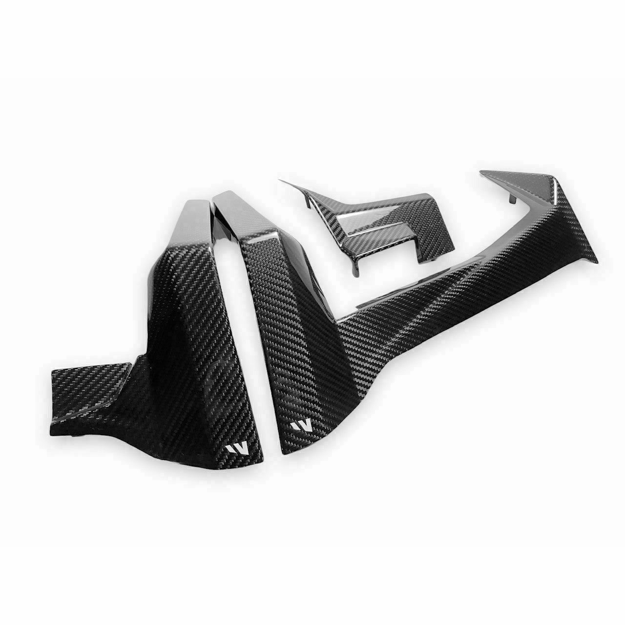 FourWerx, Polaris RZR Pro / Turbo R Carbon Fiber Dash Trim Kit (3-Piece)