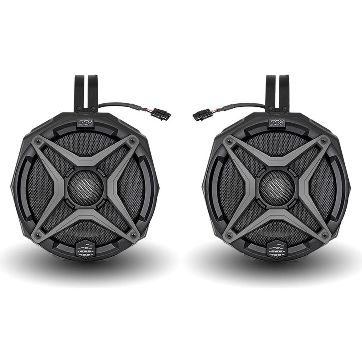 SSV Works, Polaris RZR Pro / Turbo R Ride Command 6.5" Cage Mounted Speaker Pods