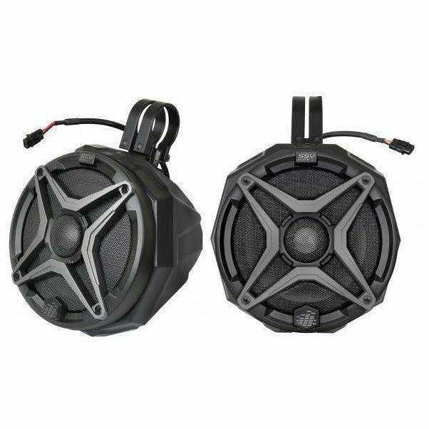 SSV Works, Polaris RZR Pro / Turbo R Ride Command 6.5" Cage Mounted Speaker Pods