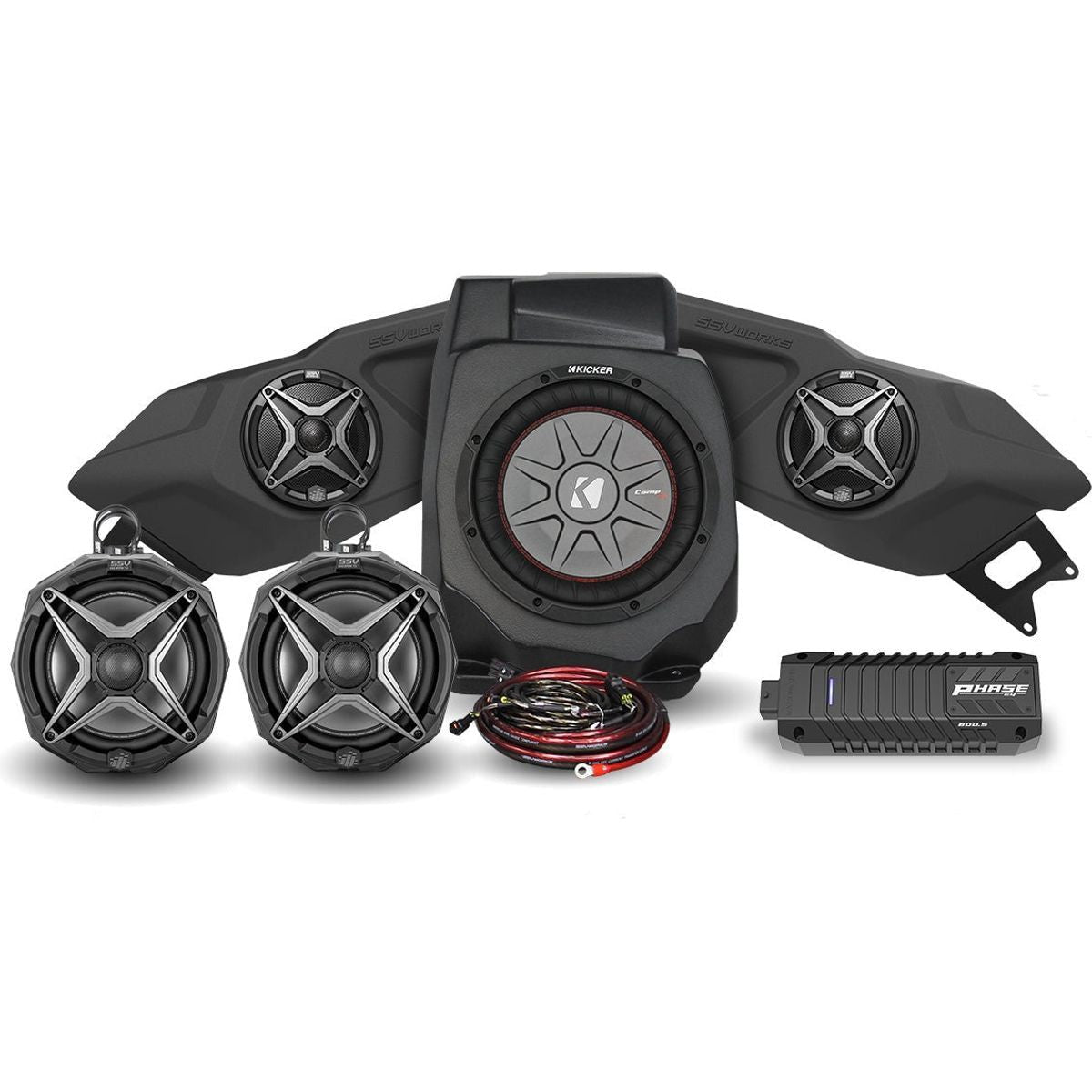 SSV Works, Polaris RZR Pro / Turbo R Ride Command Phase X 5-Speaker Audio System