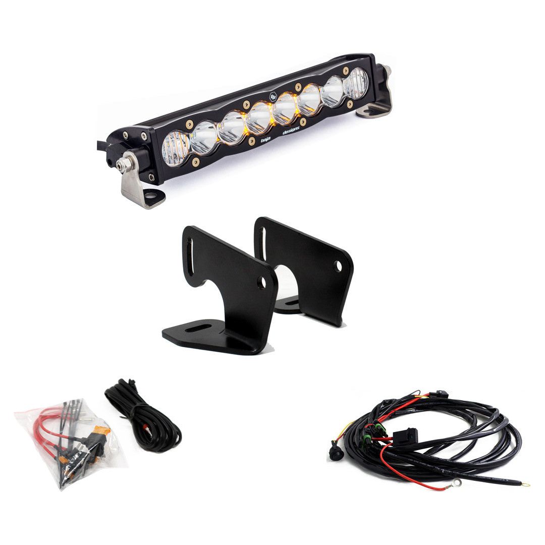 Baja Designs, Polaris RZR Pro / Turbo R S8 10" Hood Mount Light Bar Kit