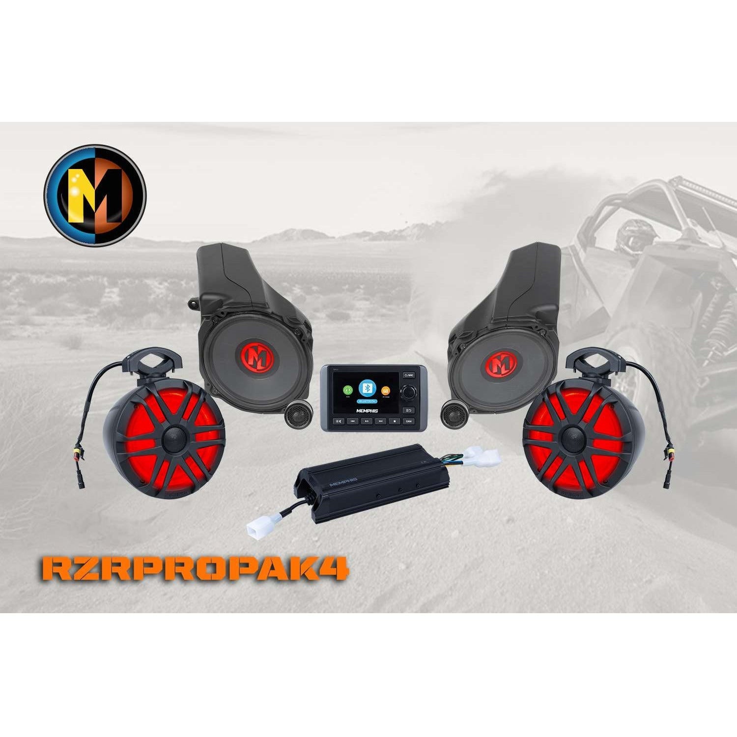 Memphis, Polaris RZR Pro / Turbo R Speaker Audio System