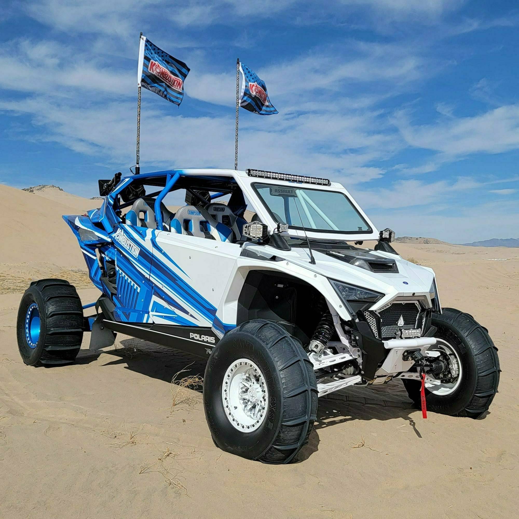 SDR Motorsports, Polaris RZR Pro XP 4 Raw Fastback Shorty Cage