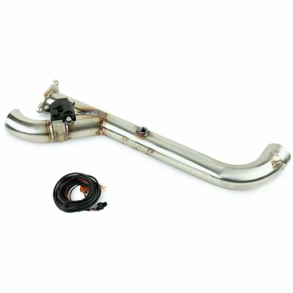 Trinity Racing, Polaris RZR Pro XP / Turbo R Side Dump Header Pipe with Electronic Cutout