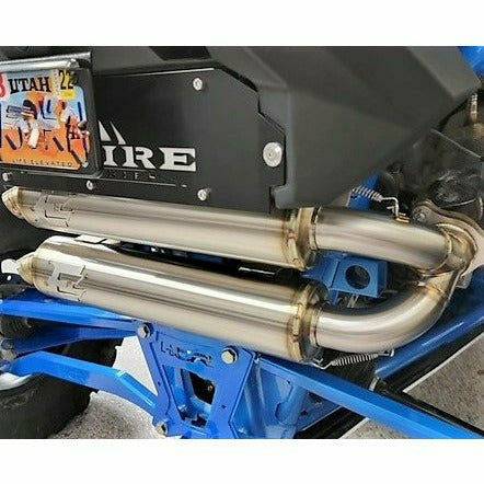 Empire Industries, Polaris RZR Pro XP / Turbo R Stainless Series Dual Slip On Exhaust