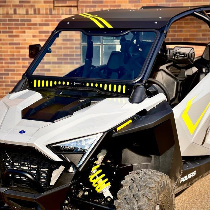 Bent Metal, Polaris RZR Pro XP / Turbo R Vented Glass Front Windshield