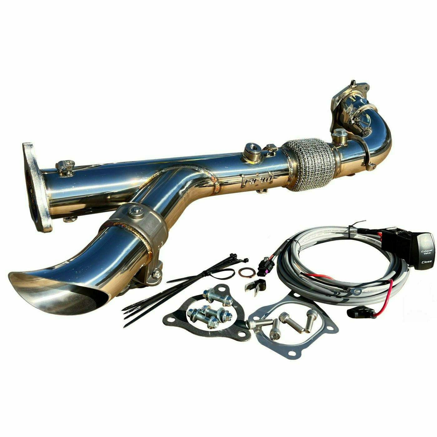 RPM Powersports, Polaris RZR Turbo 2.5" Captain's Choice Electric Side Dump Exhaust