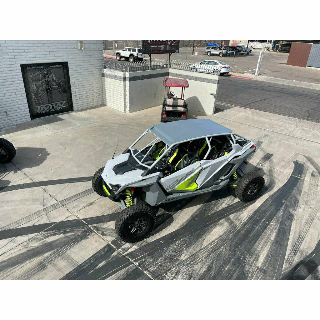 TMW Off-Road, Polaris RZR Turbo R 4 Raw Roll Cage with Roof