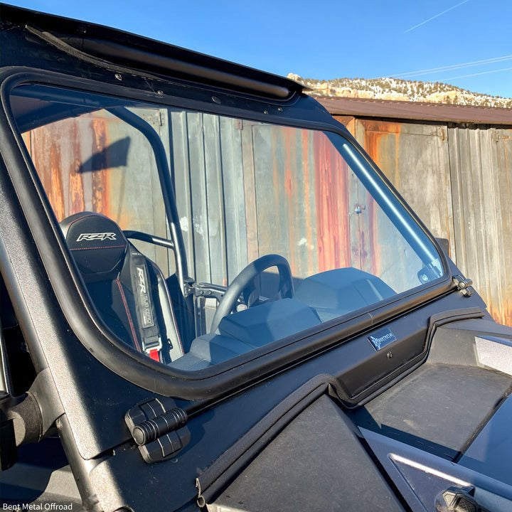 Bent Metal, Polaris RZR Turbo S Vented Glass Front Windshield