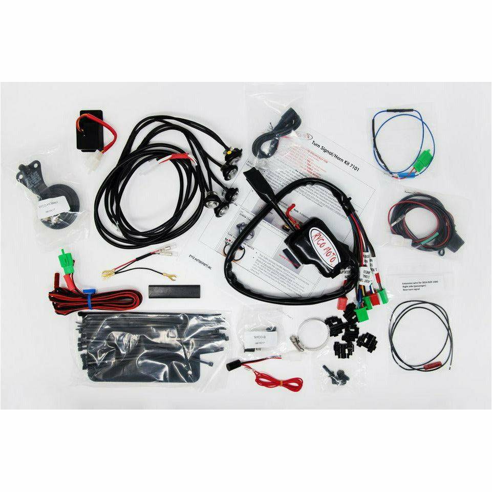 Ryco Motorsports, Polaris RZR Turn Signal & Horn Kit with Fang Lights