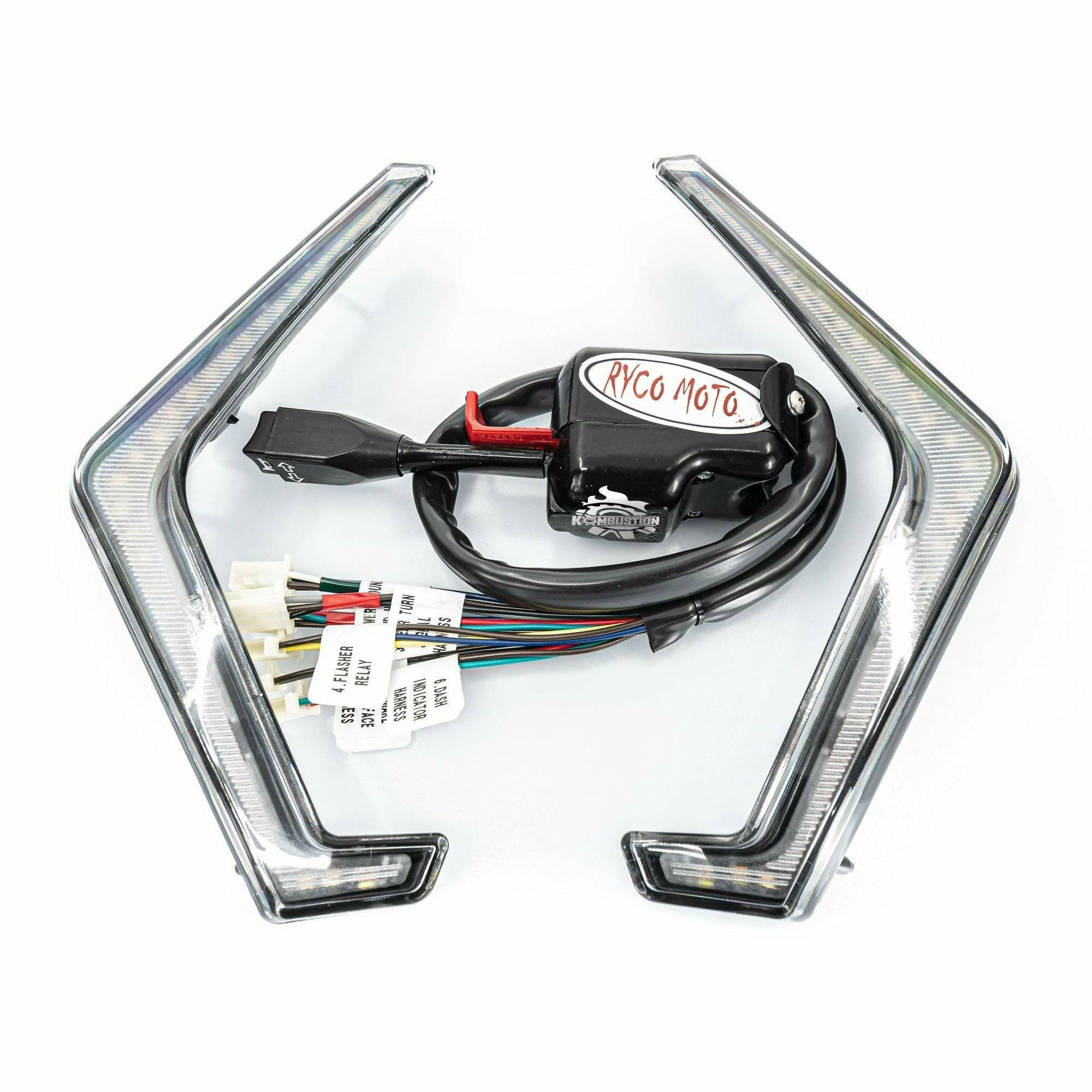 Ryco Motorsports, Polaris RZR Turn Signal & Horn Kit with Fang Lights