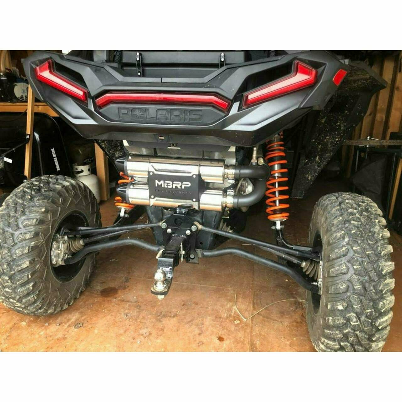 MBRP, Polaris RZR XP 1000 (2018-2022) Performance Series Slip On Exhaust