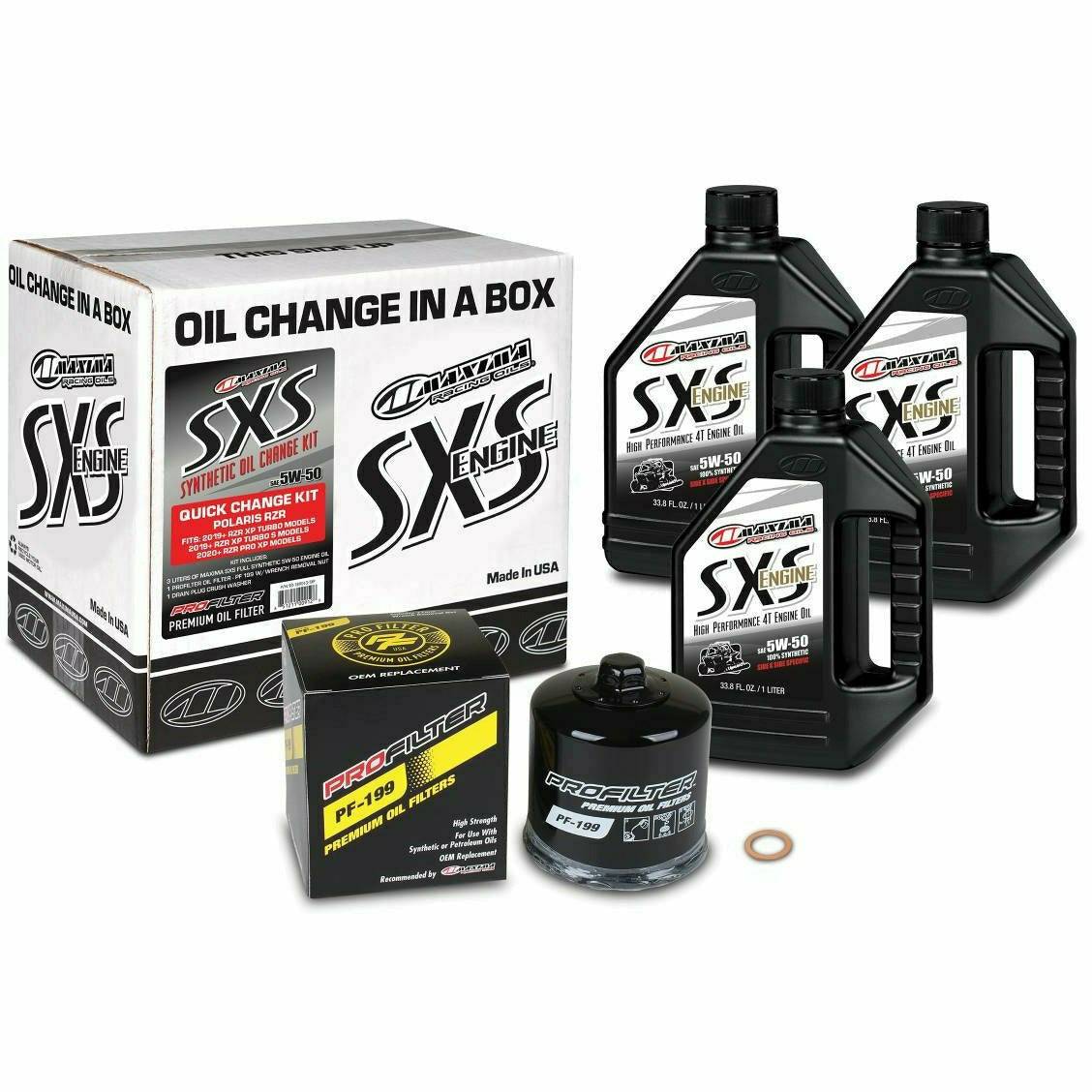 Maxima Racing Oil, Polaris Turbo Quick Change Kit 5W-50