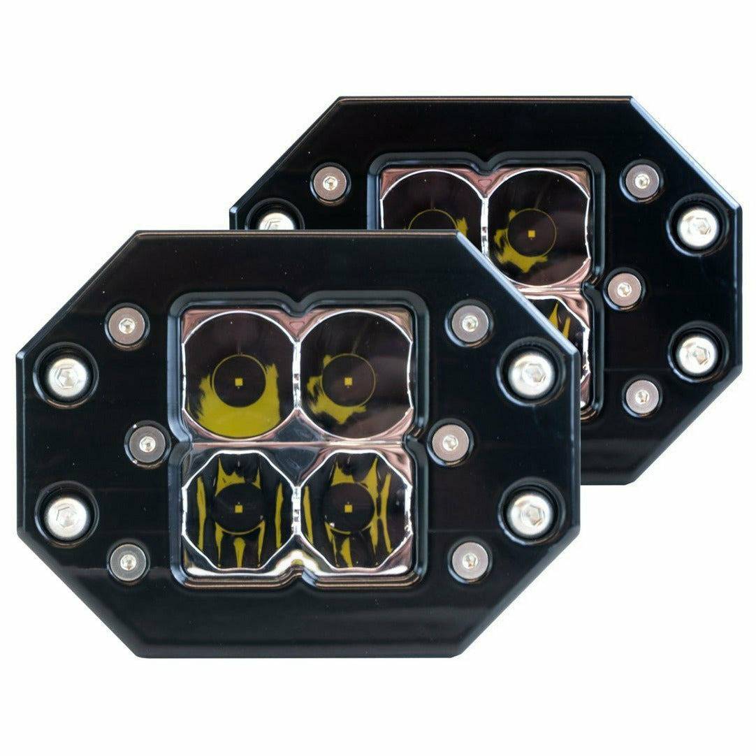 Heretic, Quattro Flush Mount LED Light Pods (Pair)