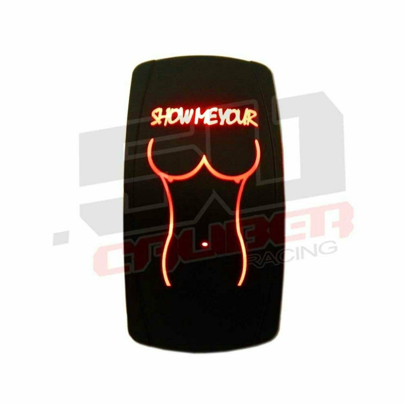 50 Caliber Racing, "Show Me Your" Waterproof Rocker Switch