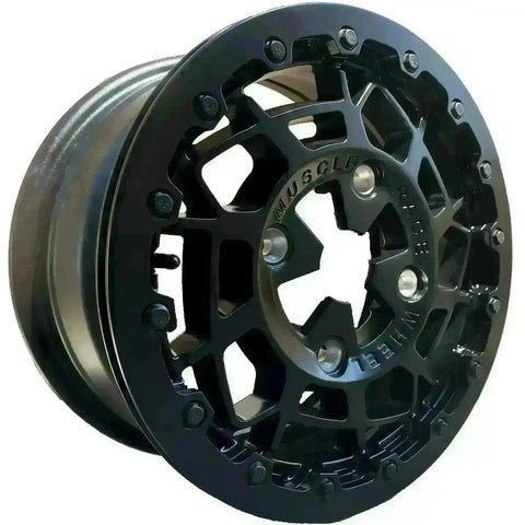 Muscle Race Wheels, Stud Beadlock Wheel (Black)