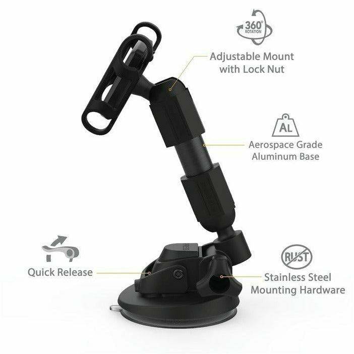 Scosche, TerraClamp Magnetic Phone Mount with Suction-Cup Base