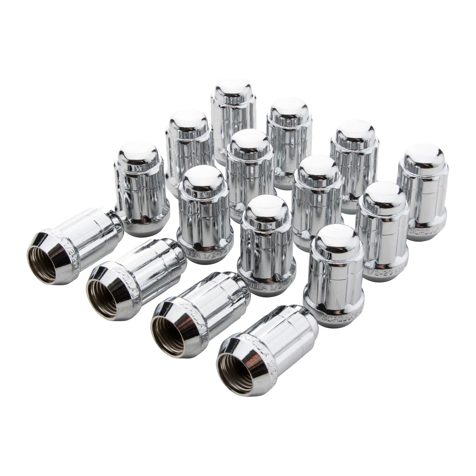 Gorilla Automotive, UTV Lug Nuts Installation Kit M12×1.5 (Chrome)