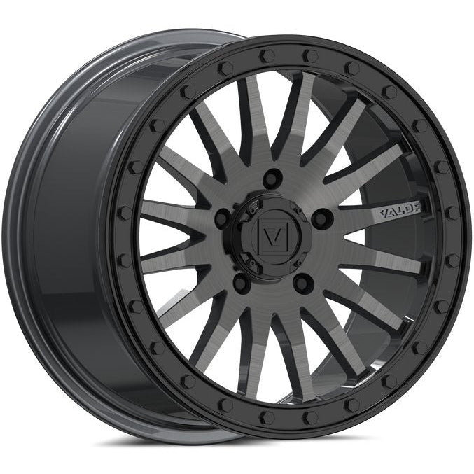 Valor Offroad, V06 Beadlock Wheel (Brushed Gunmetal)