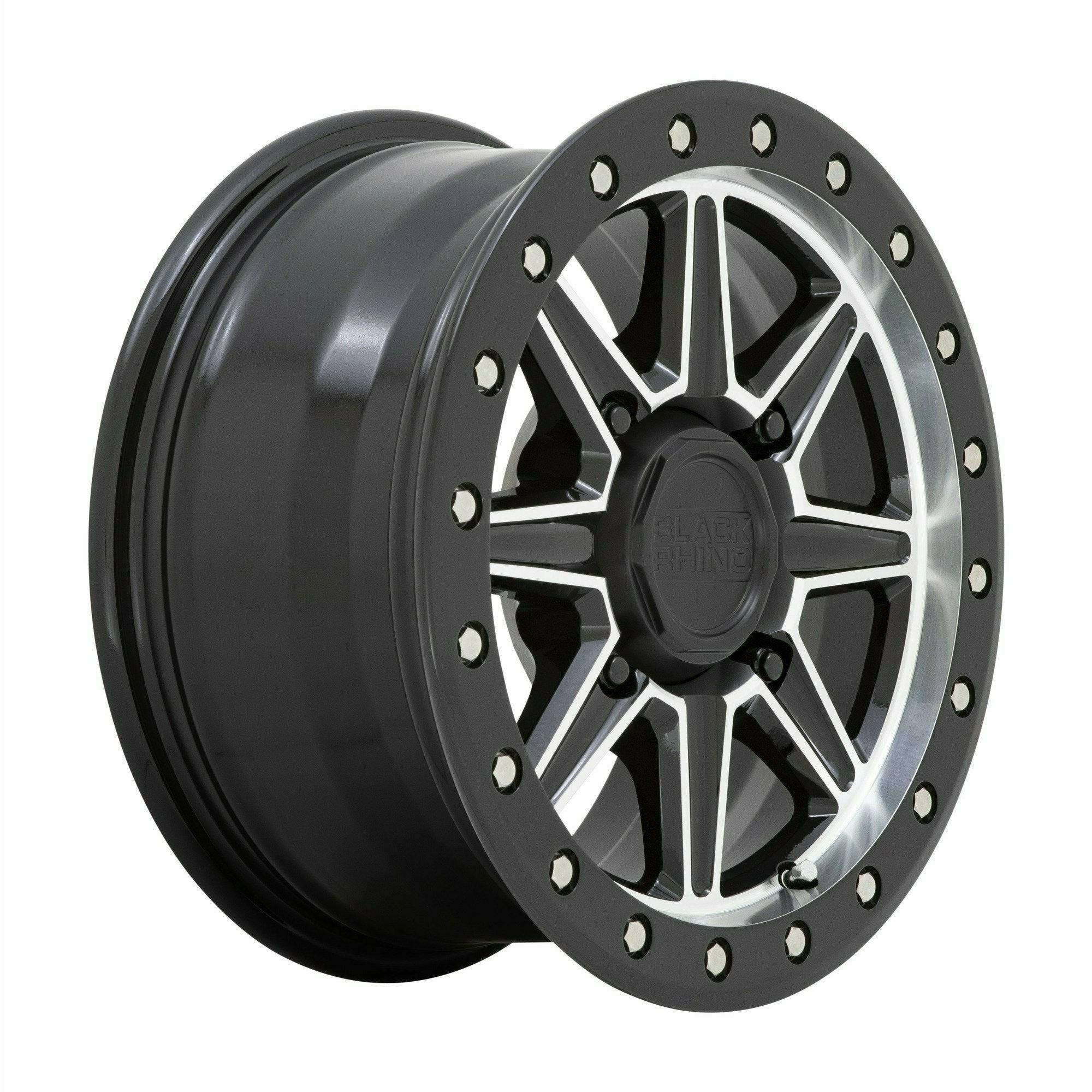 Black Rhino, Webb UTV Wheel (Black/Machined)