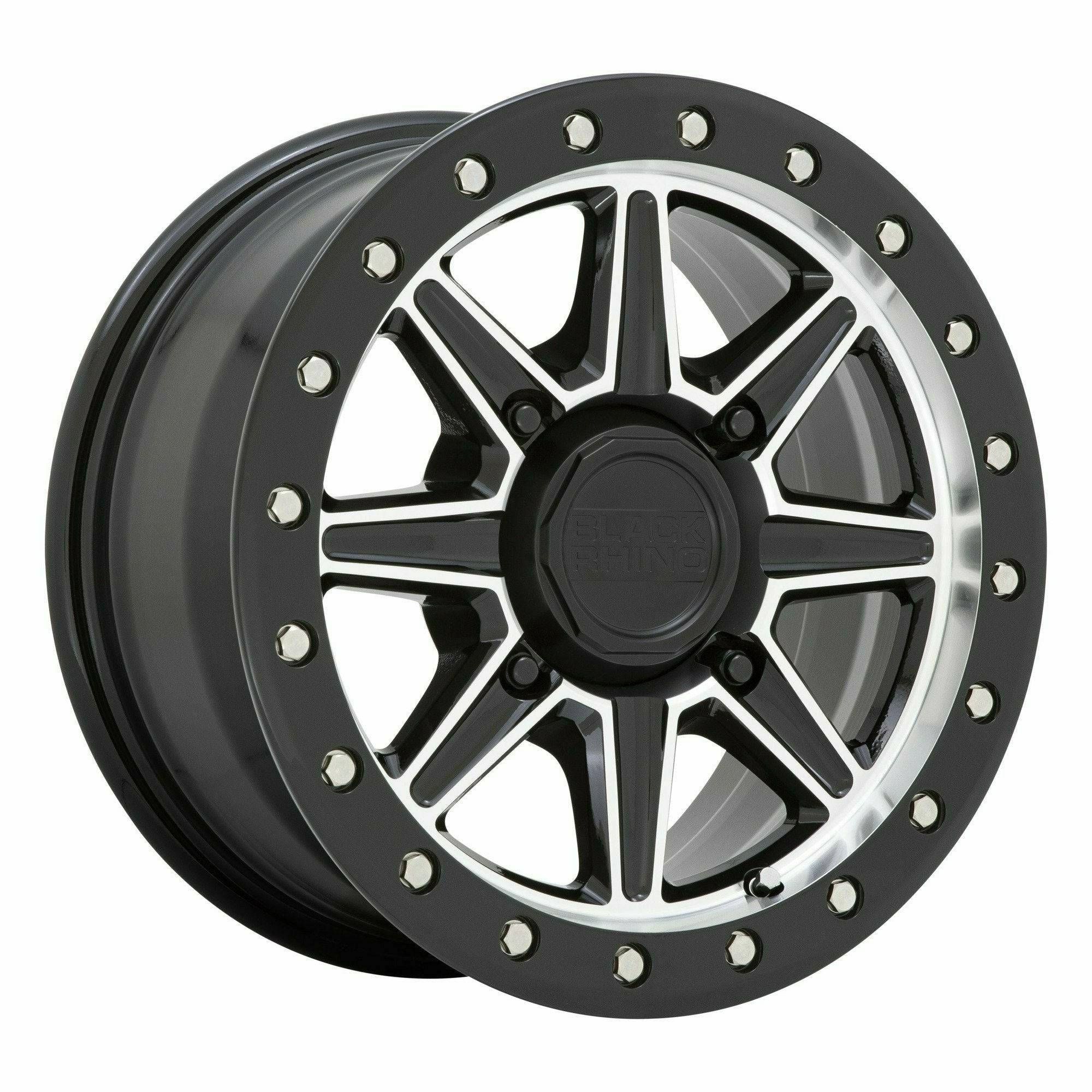 Black Rhino, Webb UTV Wheel (Black/Machined)