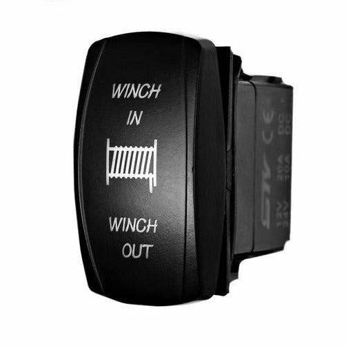 STV Motorsports, Winch In / Out Momentary Rocker Switch