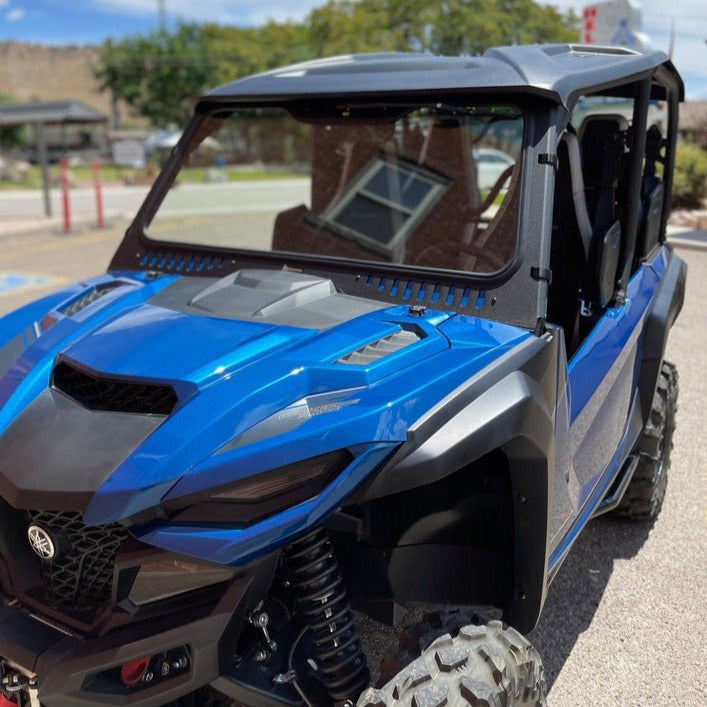 Bent Metal, Yamaha Wolverine RMAX Vented Glass Front Windshield